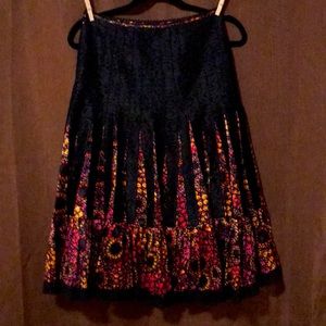 Free People silk skirt